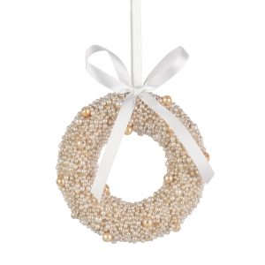 Wreath Bow Pearl Beads