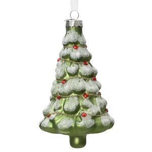 Tree Glass Snow Finish