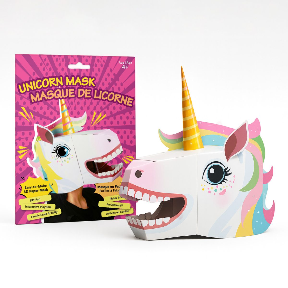 Unicorn 3D Paper Mask - TERRA Greenhouses