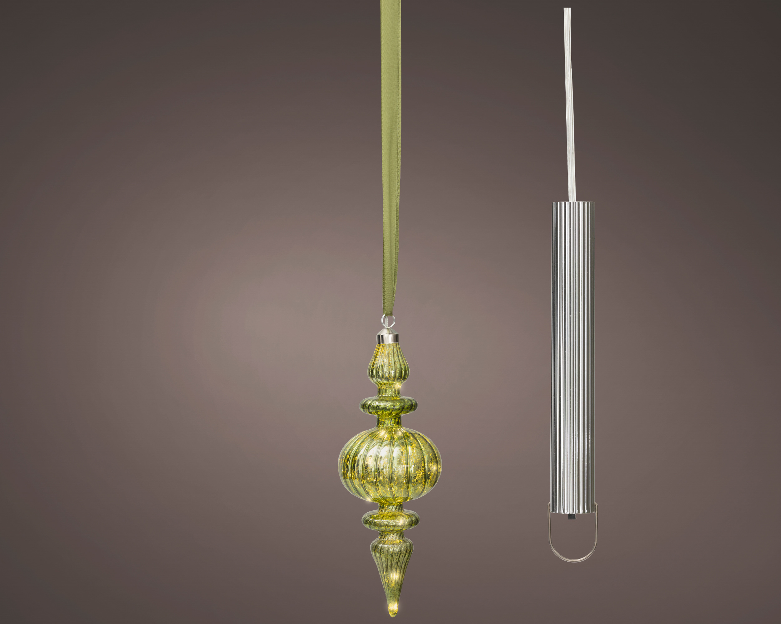 Micro LED Ornament Green