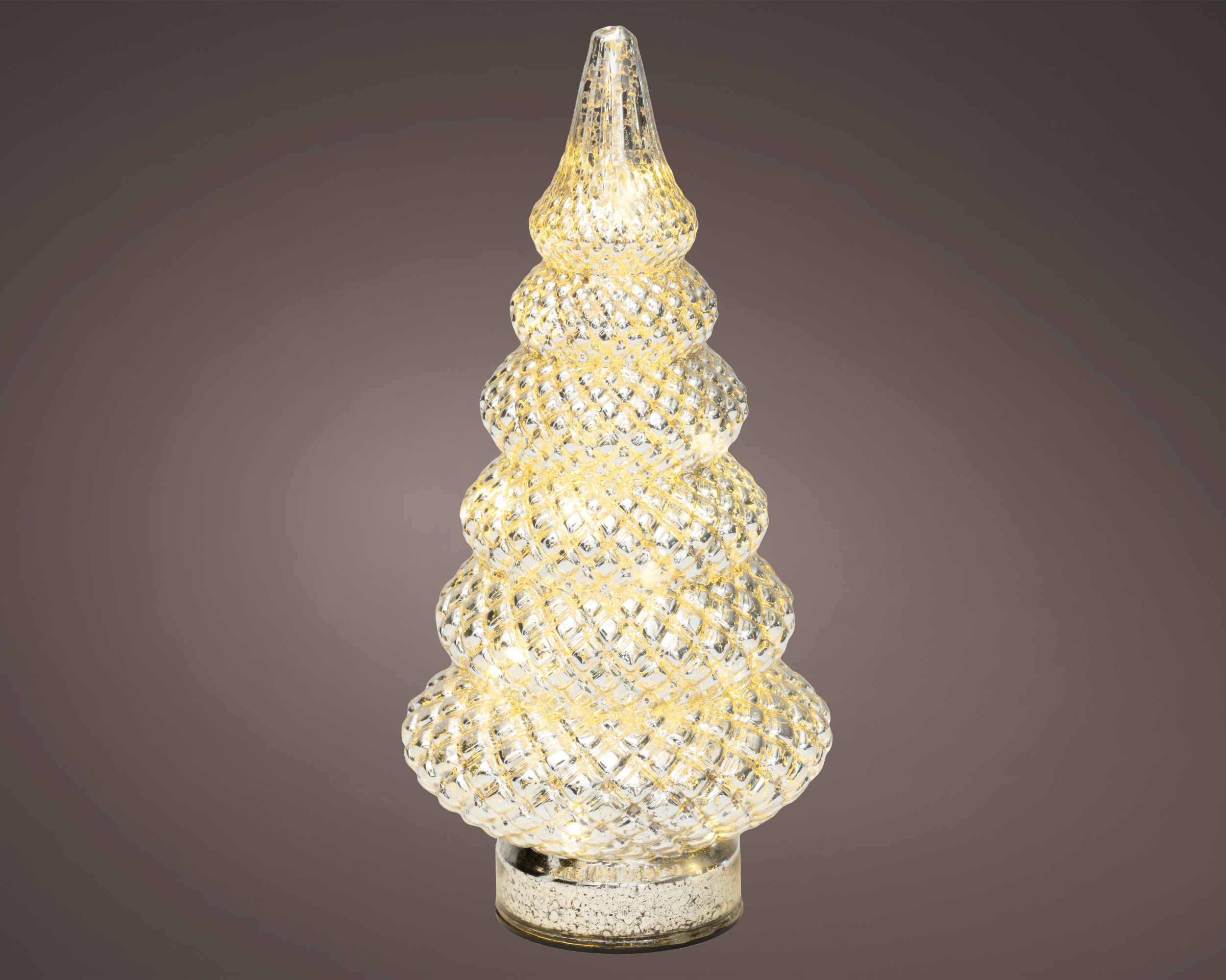 Micro LED Glass Tree Silver
