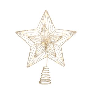 Micro LED Treetopper Wire Gold