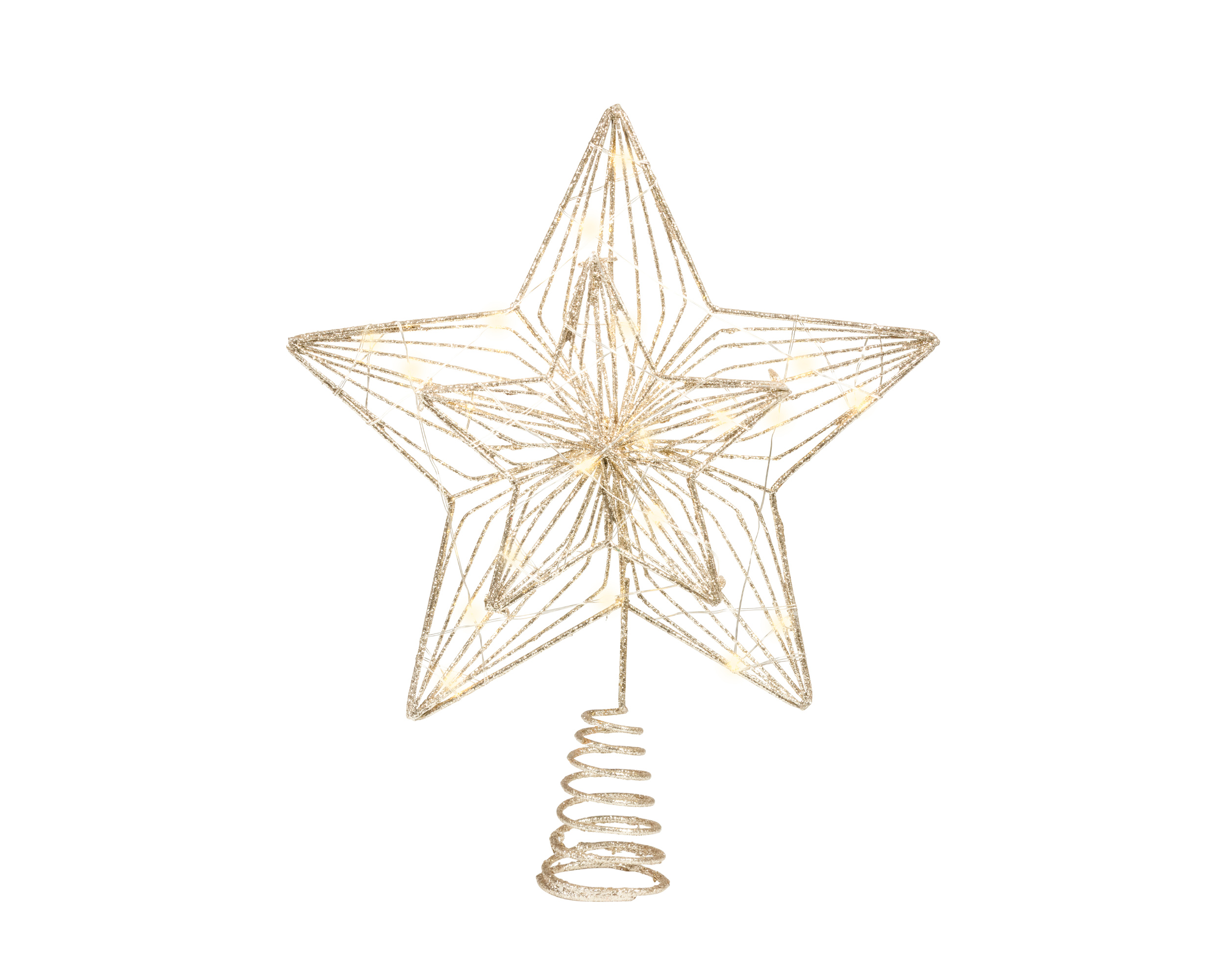 Micro LED Treetopper Wire Gold