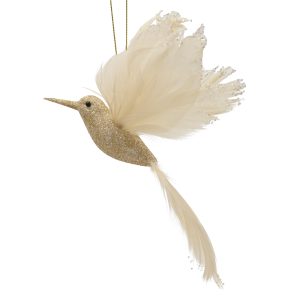 Hummingbird Ornament Gold