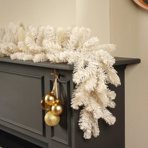 Cozy Garland Flocked