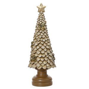 Tree with Glitter Gold Medium