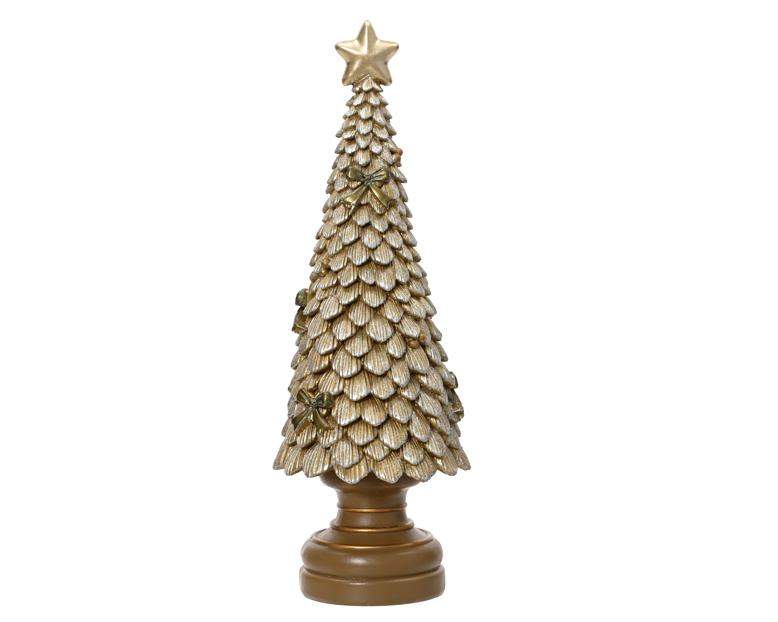 Tree with Glitter Gold Medium
