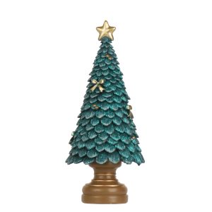 Tree with Glitter Emerald Small