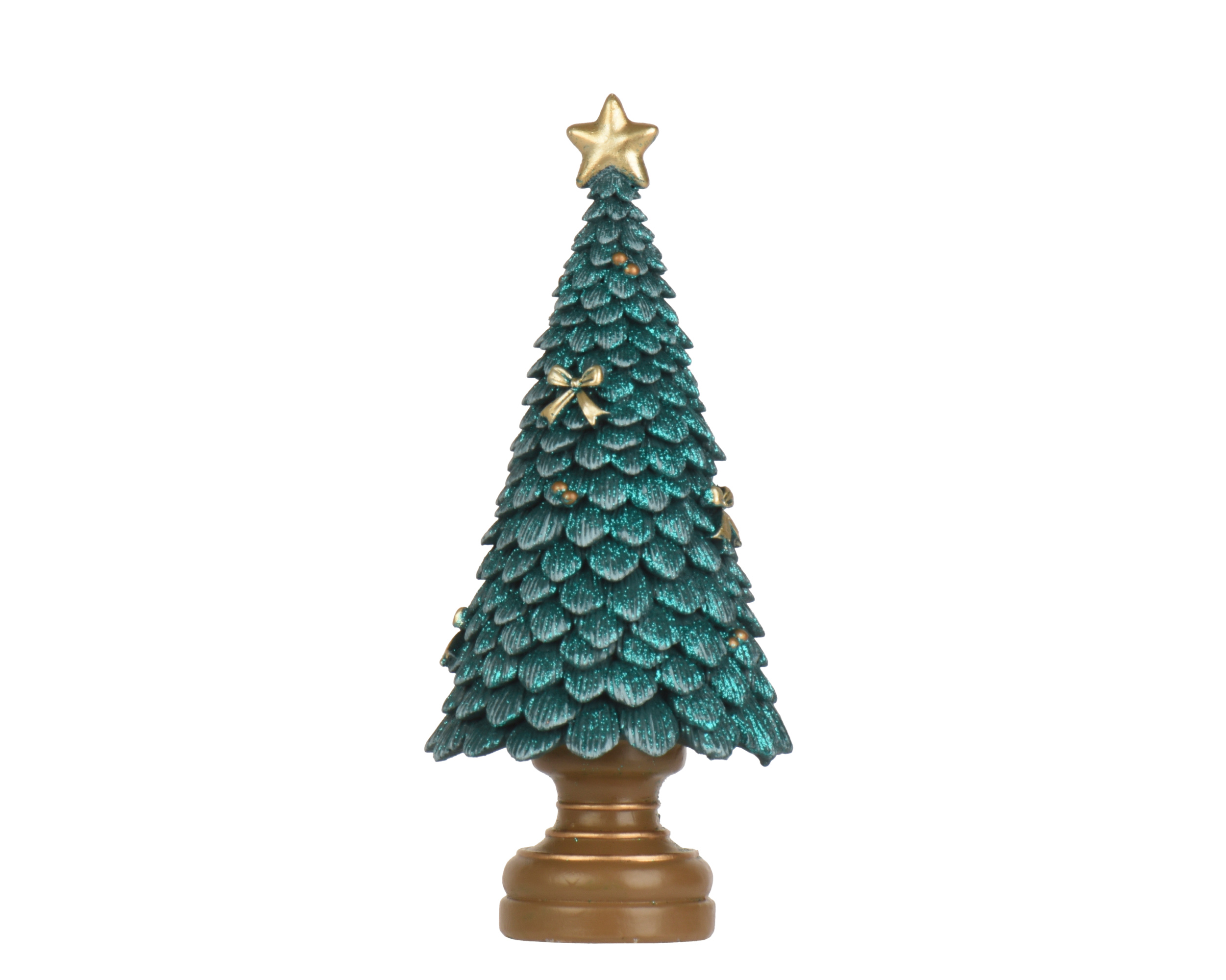 Tree with Glitter Emerald Small