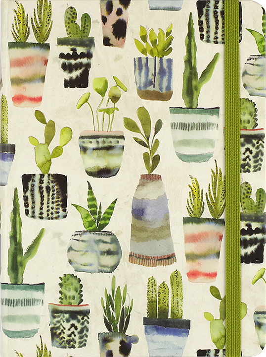 Watercolor Succulents Journal
