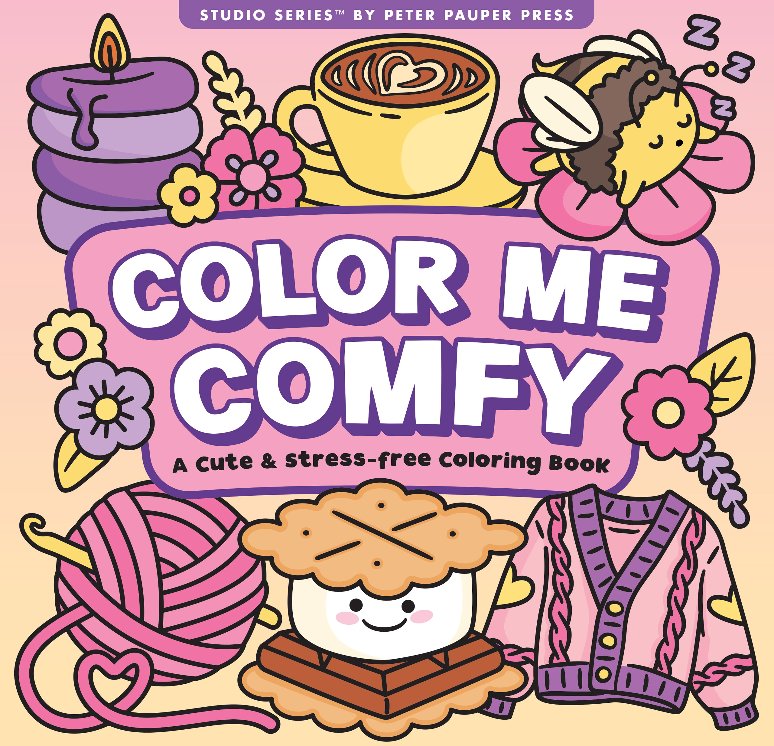 Color Me Comfy Adult Coloring Book