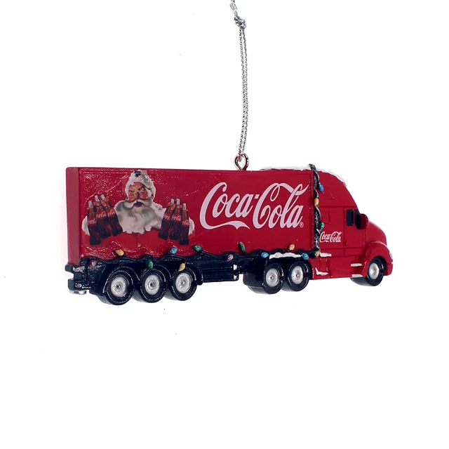 5"Resin Coca-Cola Truck Ornament