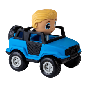 Blue Off Road Vehicle with Charlie figure product image