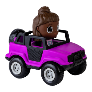 Purple Off Road Vehicle with Mady Figure product image