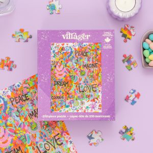 Pink Graffiti | Villager Puzzles 250 pc